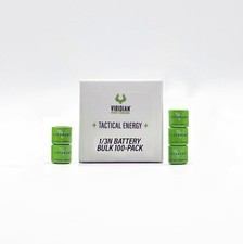 Viridian CR 1/3N Tactical Energy Plus Lithium Batteries, 3 Volt Bulk Pack of 100