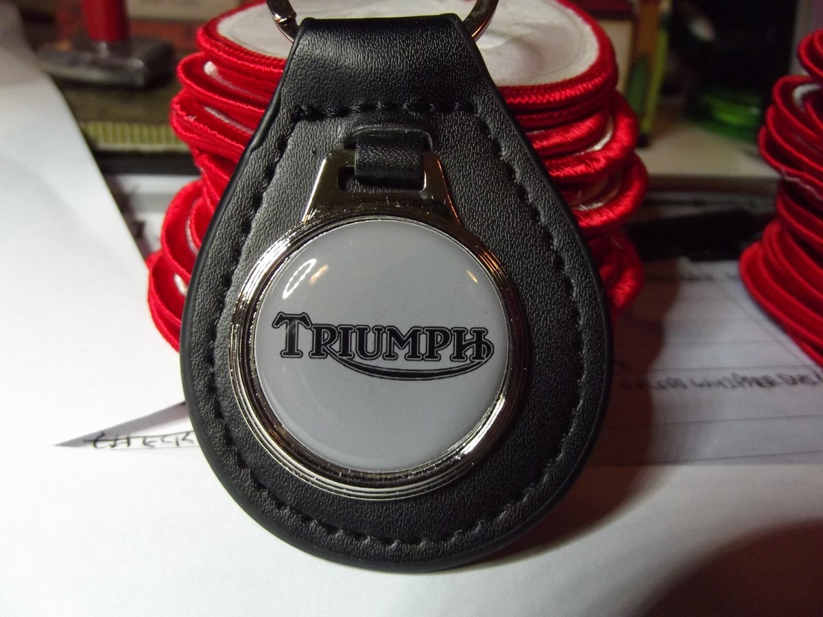 Triumph Leather Key Fob Australia
