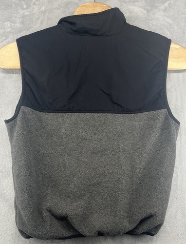 Vintage Abercrombie & Fitch Performance Gray/Black Fleece Vest Jacket Men's L - Picture 2 of 5