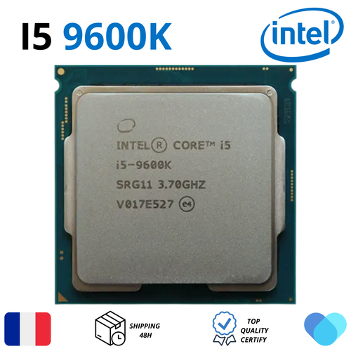 Intel Core i5 9600K 6C/6T 3.7-4.6GHz CPU Processeur Socket 1151 - 第 1/2 張圖片