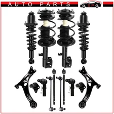 For 2009-2013 Toyota For Corolla Front Struts Rear Shocks Sway Bar Control Arms