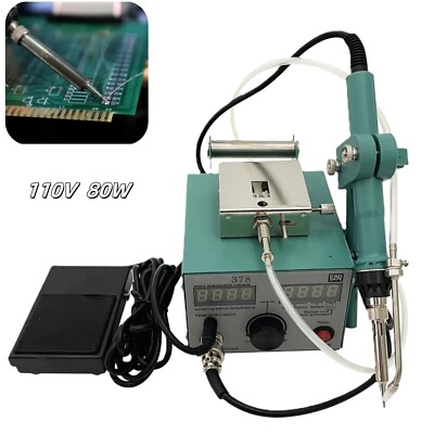 110V 80W CXG378 Semi-auto Soldering Table Foot Feed Tin Spot Welding Machine