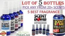 5 ASSORTED Strong Scent Bomb Air Freshener 100 High Concentrated 1 oz 5 Pack