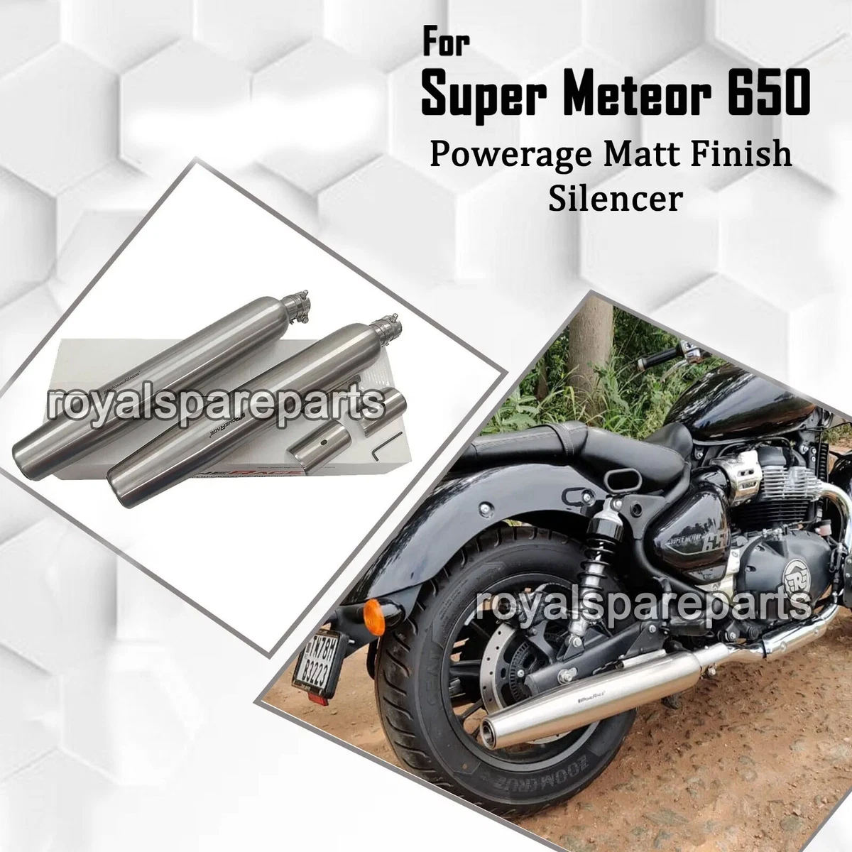 Motorcycle Exhausts & Exhaust System Parts for Royal Enfield Super