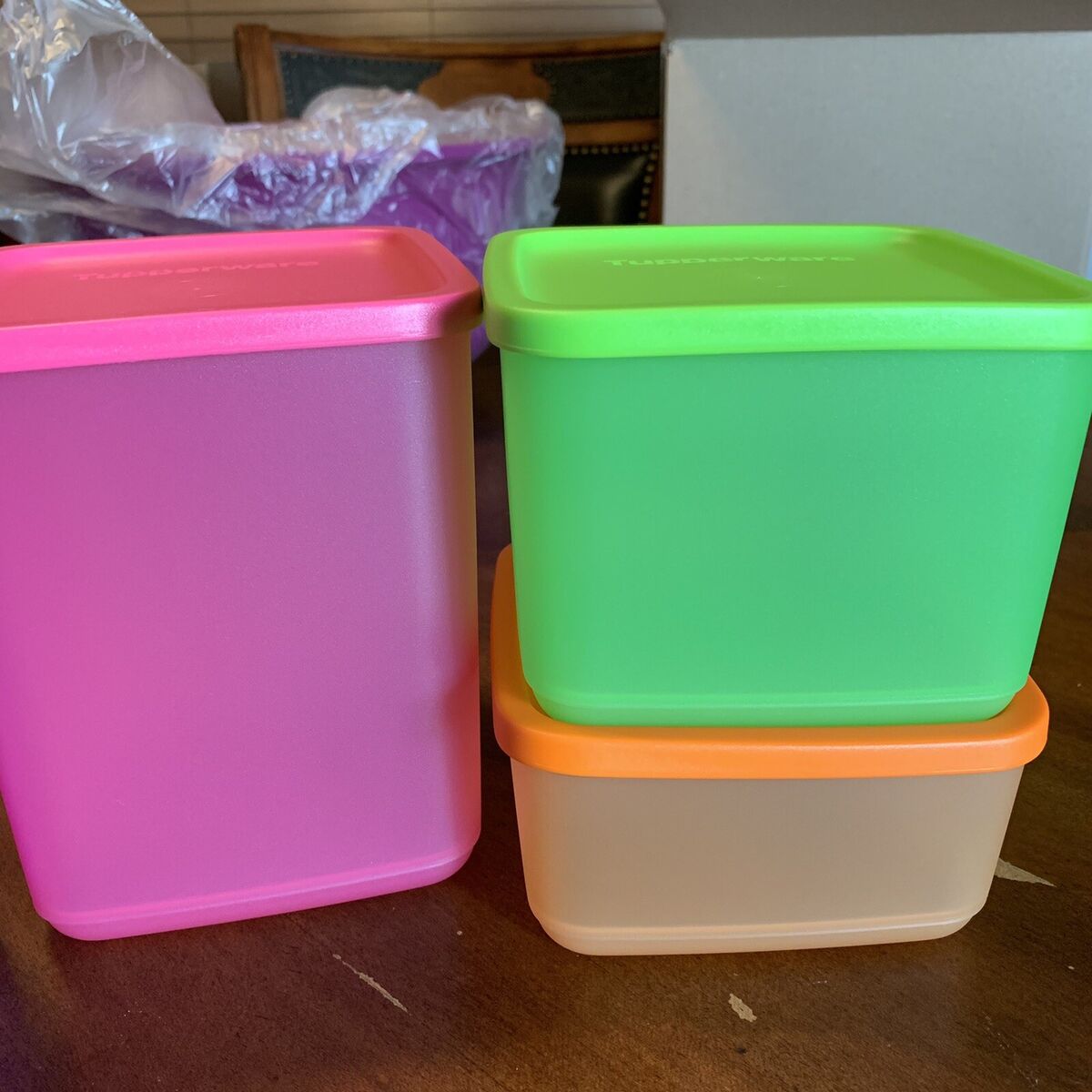 Plastic Tupperware Fridge Storage Container