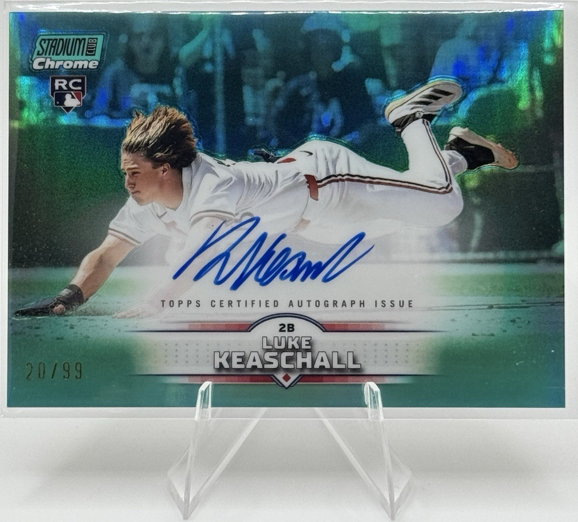 Topps Stadium Club Chrome Autographs Luke Keaschall RC Auto #SCCA-LK /99