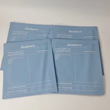 (4) BIODANCE HYDRO CERA-NOL REAL DEEP MASK SHEETS Korea - 9/2027 FREE SHIPPING