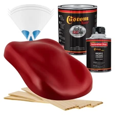 HOT ROD FLATZ Blood Red Quart Kit URETHANE Flat Auto Car Paint Kit