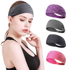 Sweat Headband Sweatband Yoga Gym Running Stretch Sports Head Band for Men Women