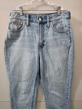 Madewell Jeans Womens 27 Blue Curvy Perfect Vintage Denim 100 Cotton Light Wash