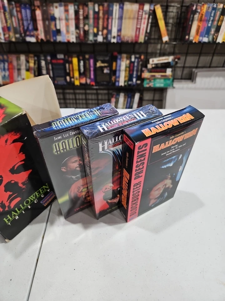 Halloween Trilogy 1, 2 & 3 Blockbuster Exclusive VHS Tapes Box Set -SOME ARE NEW - Image 3 of 4