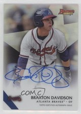 2015 Bowman's Best of Refractor Braxton Davidson #B15-BD Auto 1u6