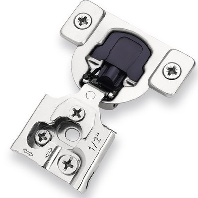 DecoBasics 60 Pack 1/2 inch Overlay Soft Close Cabinet Hinges for Kitchen Cabine