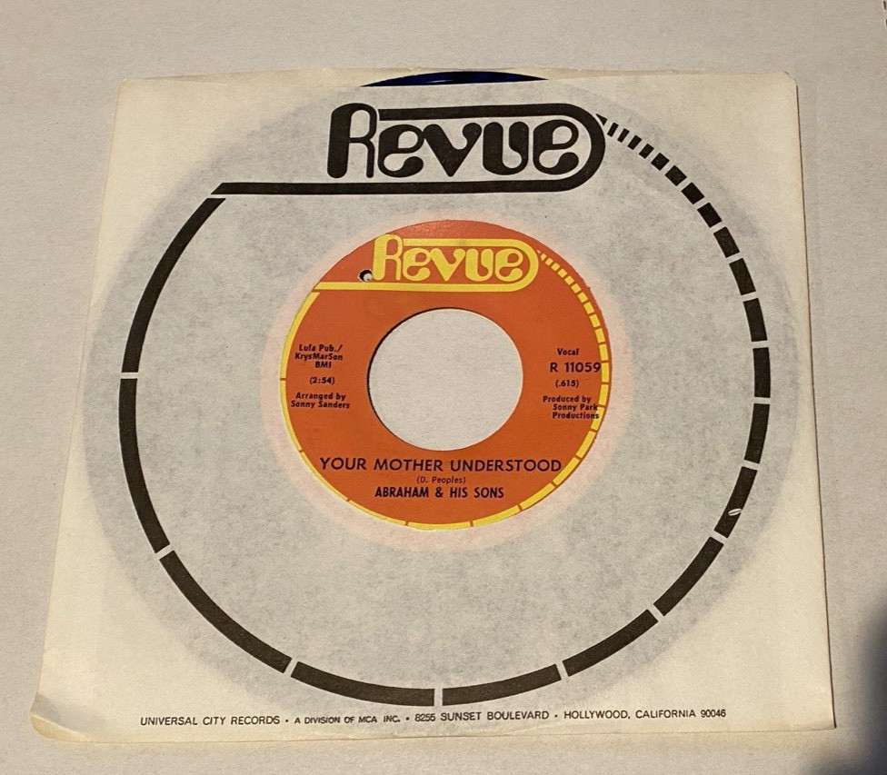 photo of Abraham His Sons Your Mother Understood  I Cant Do Without  Ex