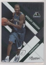 2010-11 Prestige Prestigious Picks Green 44/499 Wesley Johnson #4 0q3
