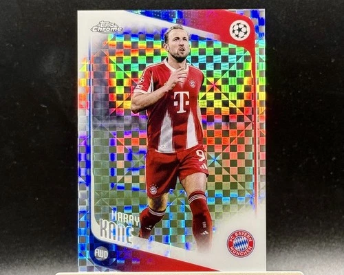 2025-26 Topps Chrome UEFA Club Competitions Soccer Harry Kane X-Fractor #182