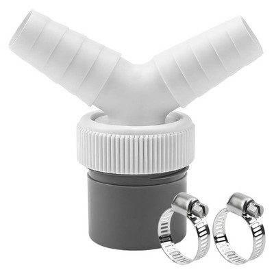 Double Connection 40mm Drain Pipe Converter with Sturdy Plastic Metal Structure