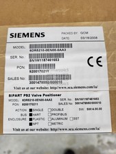 6DR5210-0EN00-0AA3 NEW SIEMENS 6DR52100EN000AA3 SIPART PS2 Valve Positioner