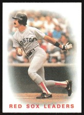 1986 Topps Red Sox Leaders: Dwight Evans #396 Boston Red Sox
