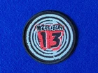 Wednesday 13 Patch Sew or Iron On Embroidered Badge (a)
