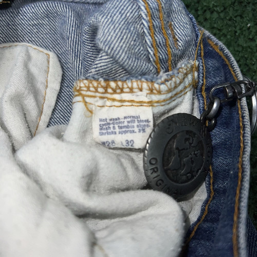 Vintage 70er Jahre LEVIS 505 0217 Single Stitch Denim Jeans Talon 42 Knopf Stempel 5 - Bild 6 von 15