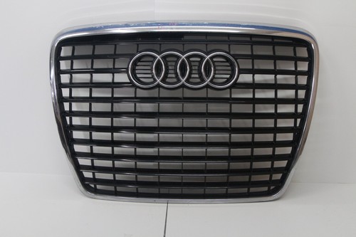 ✅ 2009-2011 AUDI A6 Quattro Front Grill Grille OEM Original W/ EMBLEM 4F0853651A - Picture 3 of 16