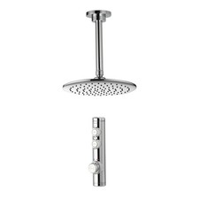 Aqualisa iSystem Smart Gravity Shower - 230mm Ceiling Head, Wi-Fi & App
