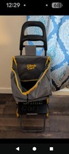 Climb Cart Utility Cart Portable with Bag, Gray with Yellow Trim