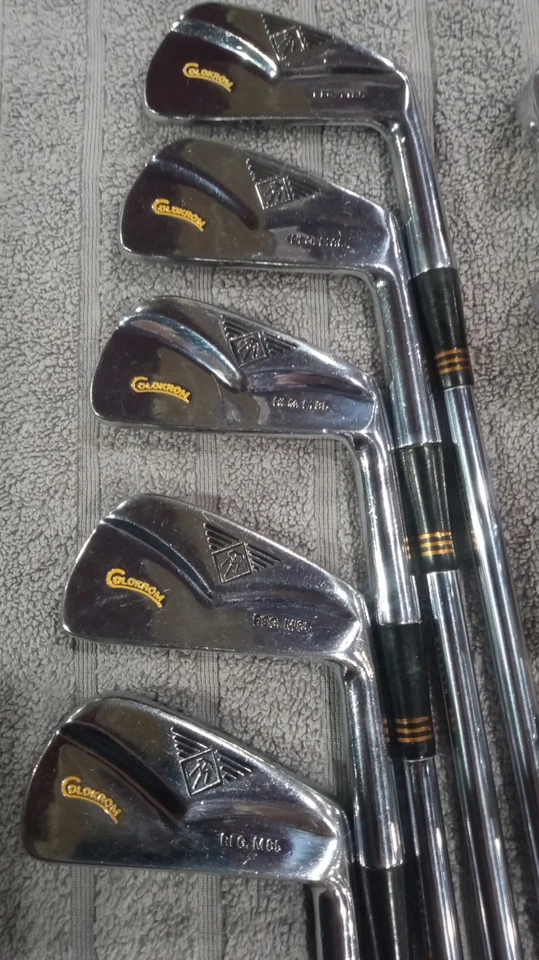 Rare MacGregor Tourney M85 Colokrom Copper Face Iron Set. 2-PW. S-Flex. Nice!! - Image 3 of 4