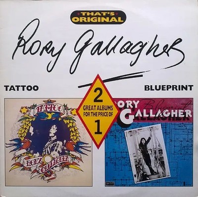 2xLP Rory Gallagher Tattoo / Blueprint NEAR MINT Castle Communications PLC