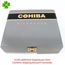 Cohiba Black Gigante Empty Wood Cigar Box 7.5" x 6.25" x 2.5"