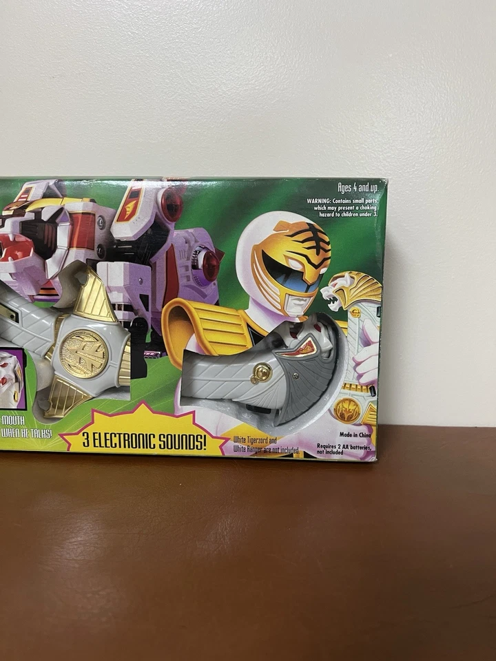 Bandai Mighty Morphin Power Rangers 1994 SABA "The Talking Tiger Saber" WORKS  - Image 3 of 4