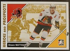 2007 - 2008 ITG Heroes And Prospects Shawn Matthias Update Series #180 Hockey 