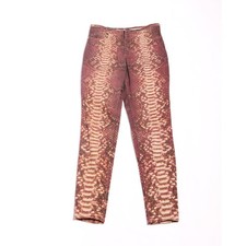 Just Cavalli Red Python Print Jeans Size L W35