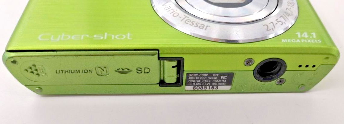 SONY DSC-W530 Green Digital Camera Cyber Shot 14.1MP 4x Optical