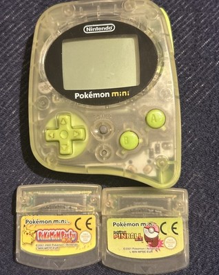 Pokémon mini: Konsole / Grundgerät & Pokémon Party & Pokémon Pinball, 