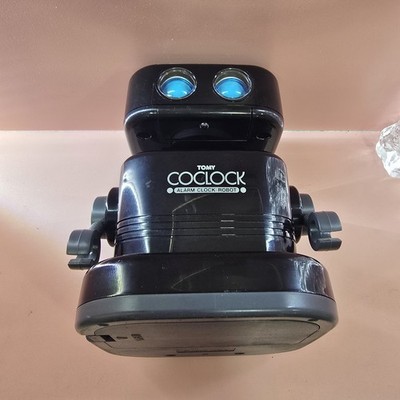 Vintage 1987 TOMY COCLOCK Mr. Time Robot Alarm Clock Retro Space