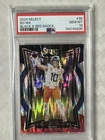 PSA 10 2024 Panini Select - Concourse Bo Nix #30 Black & Red Shock Prizm (RC)