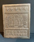 Antique 1950s Chinese Compressed Tea Brick with Original Wrapper Pattern — photo 1