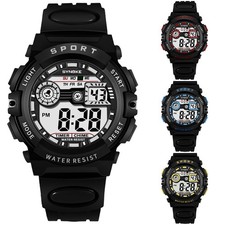 Waterproof Digital Watch for Boys Kids LED Watches Alarm Wrist Watch Sports Gift
