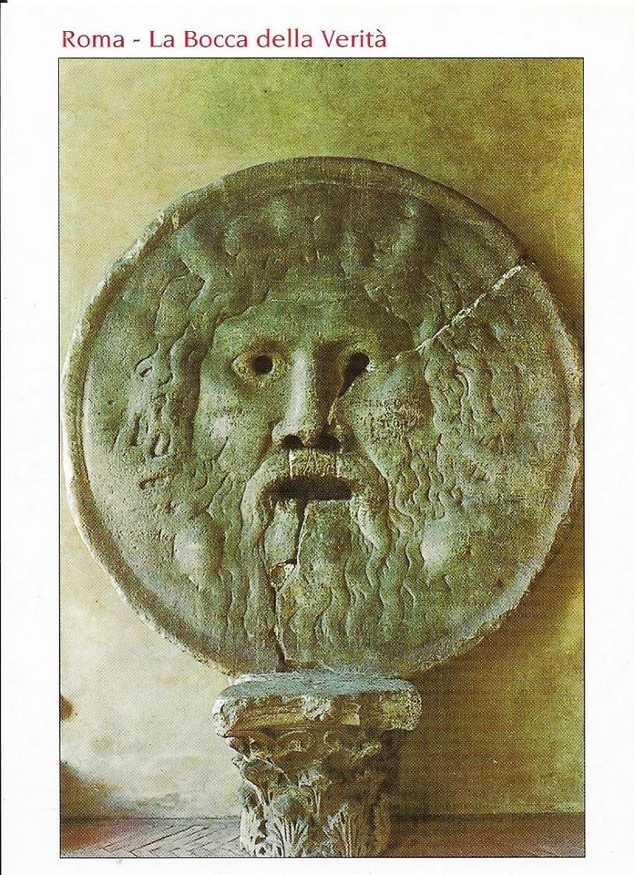 Ak Rom, Relief "La Bocca della Verita" (deutsch: Mund der Wahrheit") - Bild 1 von 1