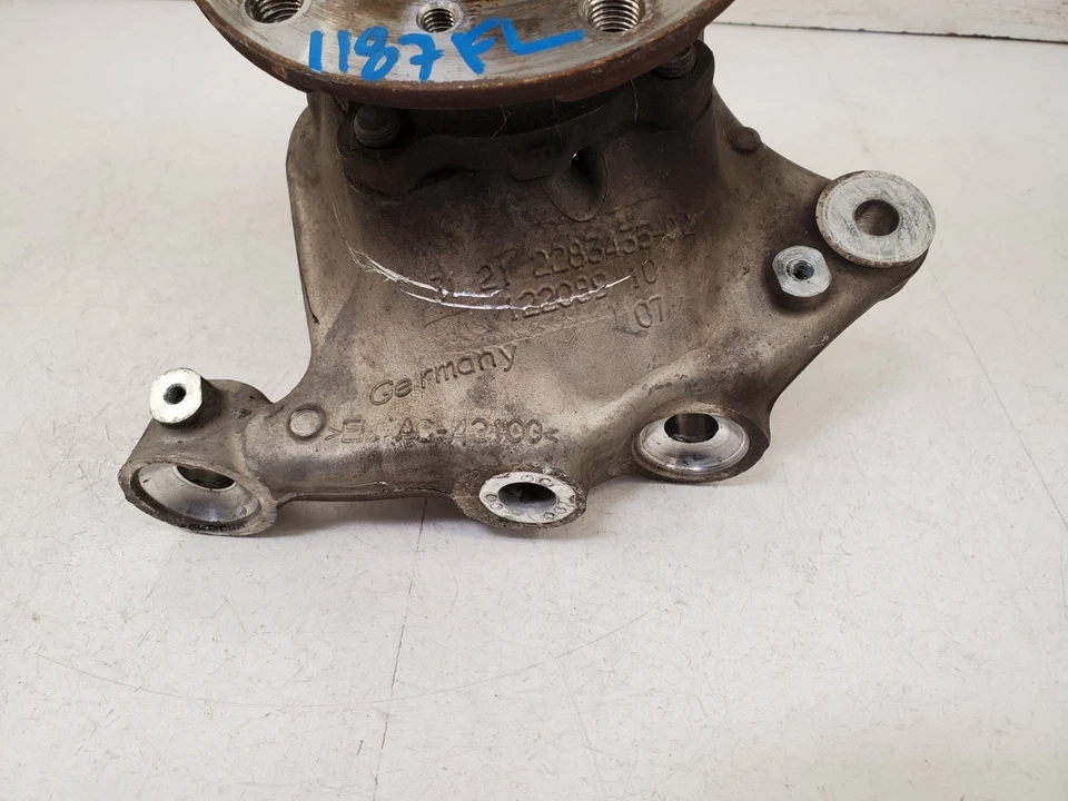 ✅ 08-13 OEM BMW E90 E92 M3 Buje delantero izquierdo Husillo Nudillo Rueda Cojinete Portador Foto 2 de 4