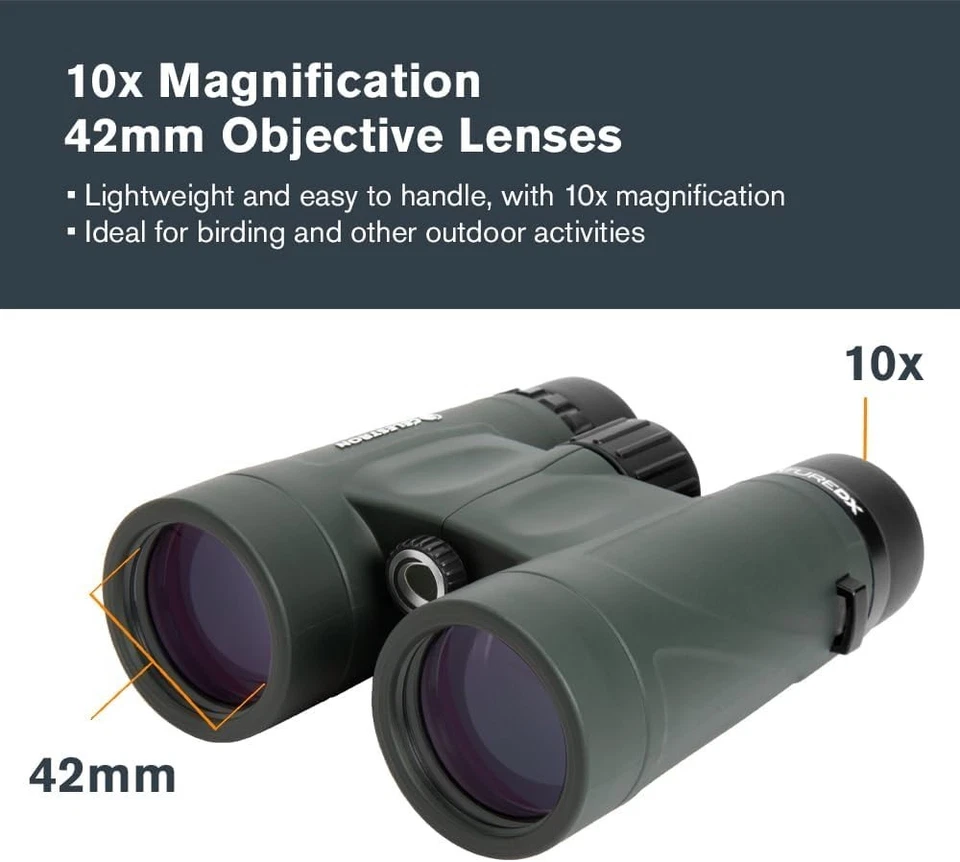 Birdwatching Binoculars 10x42 - Fully Multi-Coated Lenses - Image 4 of 4