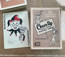 CHEER UP Playing Cards Stancraft Products Vtg 1950s poker Medical Humor Hospital