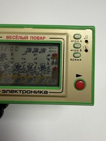 RARE VINTAGE SOVIET  MERRY COOK USSR  CHEF CATCH ELEKTRONIKA GAME & WATCH #5