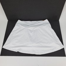 Victoria's Secret PINK Active Cotton High Waist v Crossover Skort White Size XXL