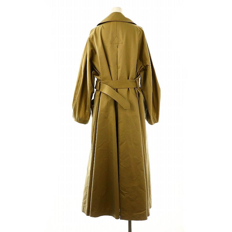 Ameri VINTAGE Organic Turkey Beige Flare Trench C… - image 2