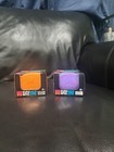 SUPER RARE VIRAL NEEDOH WILD CAT FUZZBALL SET OF 2 PURPLE AND ORANGE AUTHENTIC  — photo 1