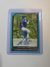 2008 Bowman Sam Fuld Autographed Rookie Card Serial # 451/500. rookie card picture