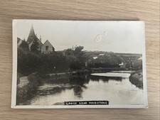 “LOOSE - NEAR MAIDSTONE - KENT” 1916 REAL PHOTO POSTCARD OF THE RIVER & VILLAGE